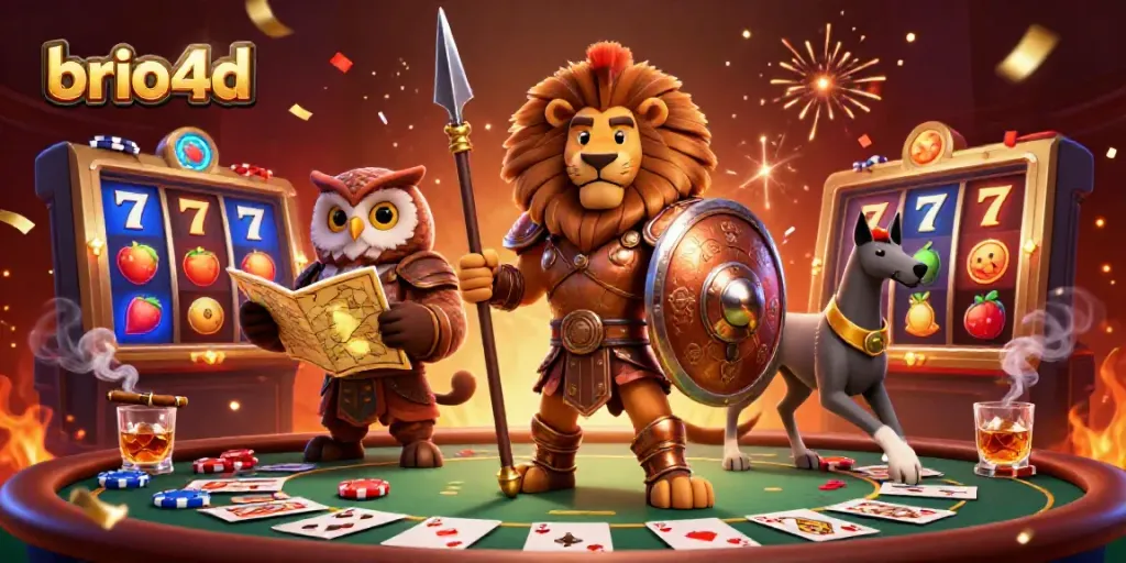 Engage in thrilling play with brio4d casino slot games featuring exciting characters and vibrant elements.