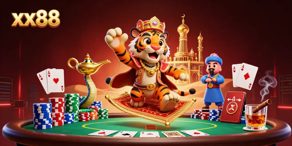 Experience thrilling games and jackpots at xx88 online casino with vibrant 3D graphics.